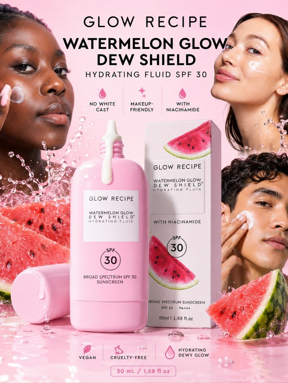 Glow Recipe Watermelon Glow Dew Shield Hydrating Fluid SPF 30